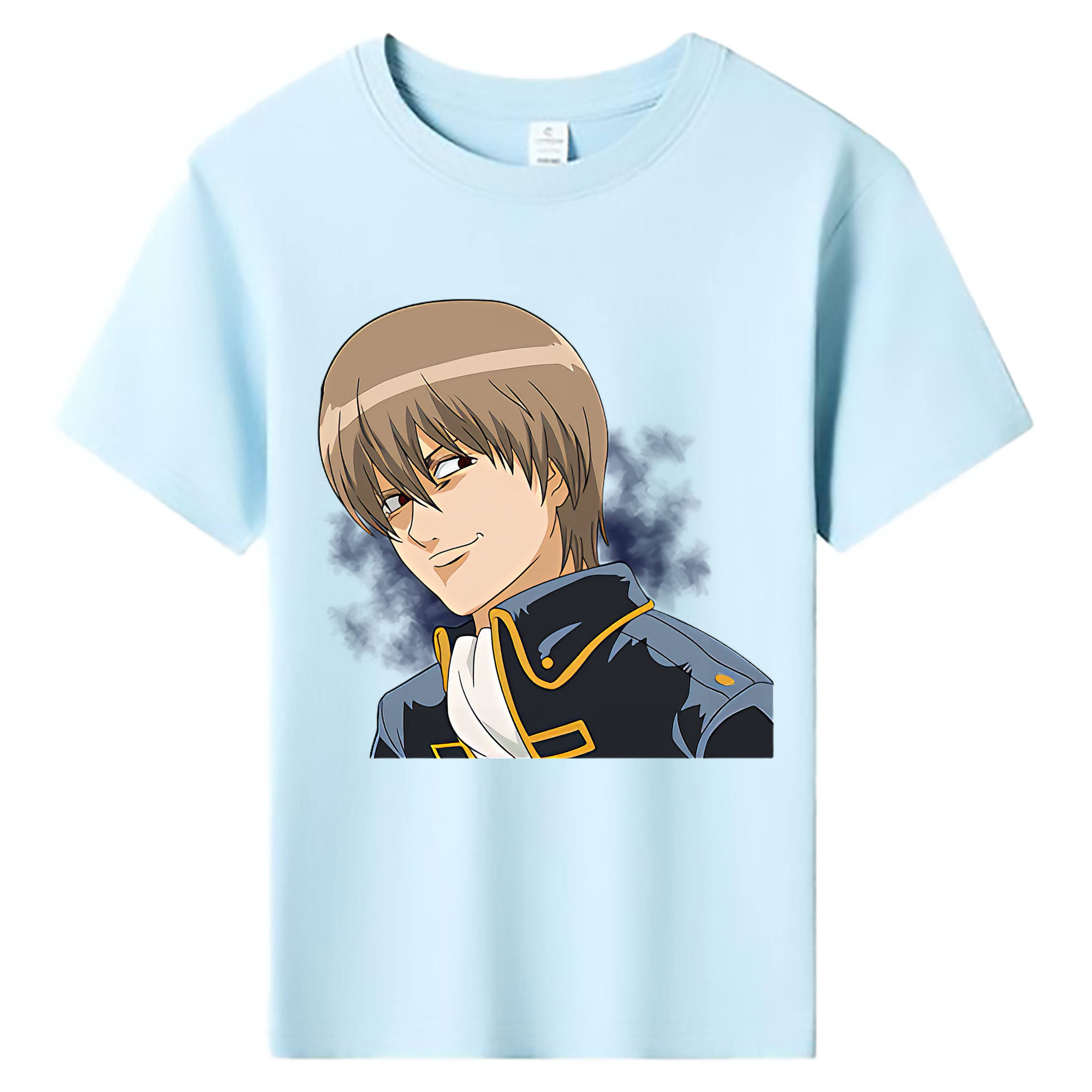 （画像用） ぎんたま 坂田銀時（さかたぎんとき） 神楽 志村新八（しむら しんぱち） GINTAMA Sakata Gintoki Kagura Shimura Shinpachi 綿100％キッズTシャツ（フロントプリント）